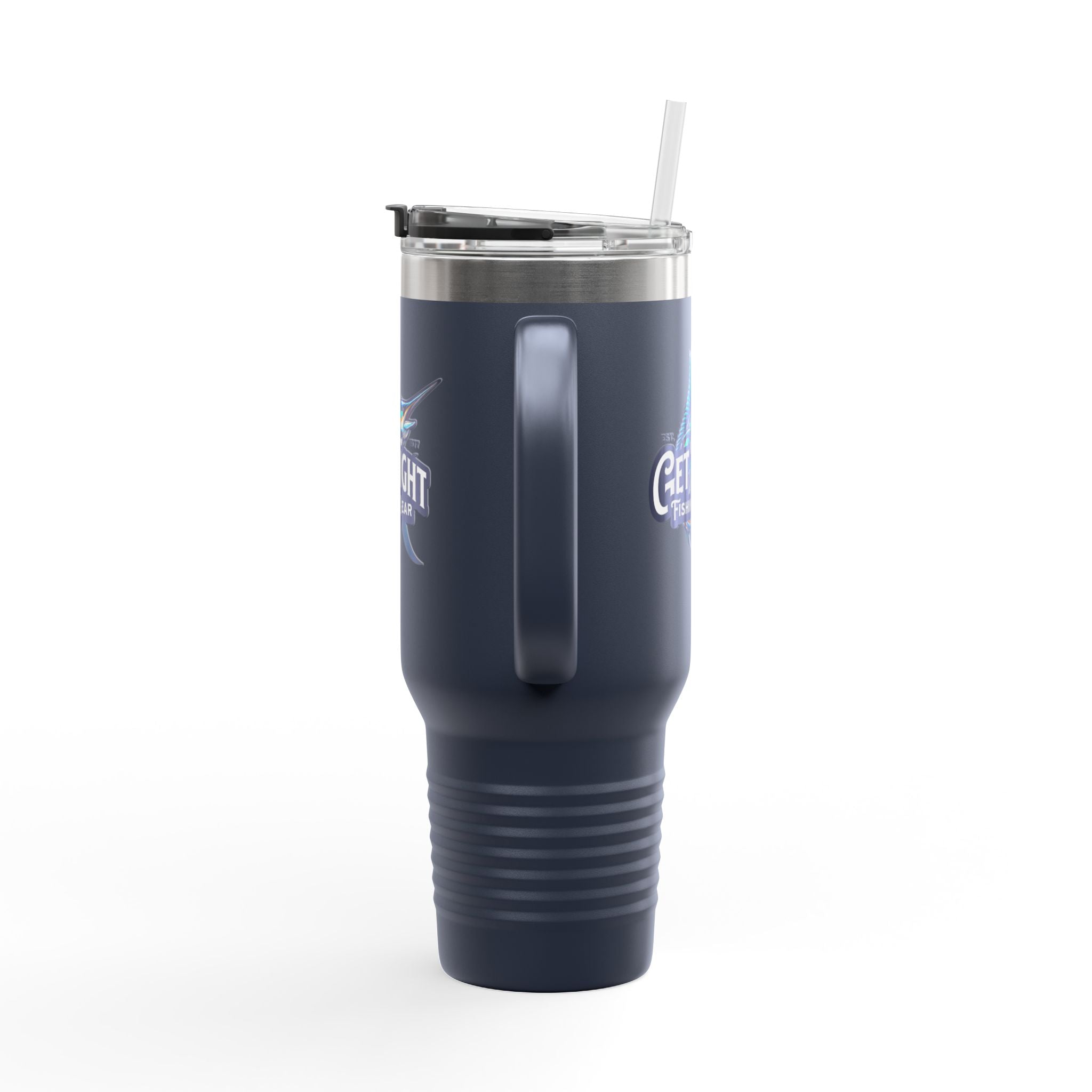 Get Tight Fishing Gear Insulated Travel Mug - 40oz with Straw - Get Tight Gear