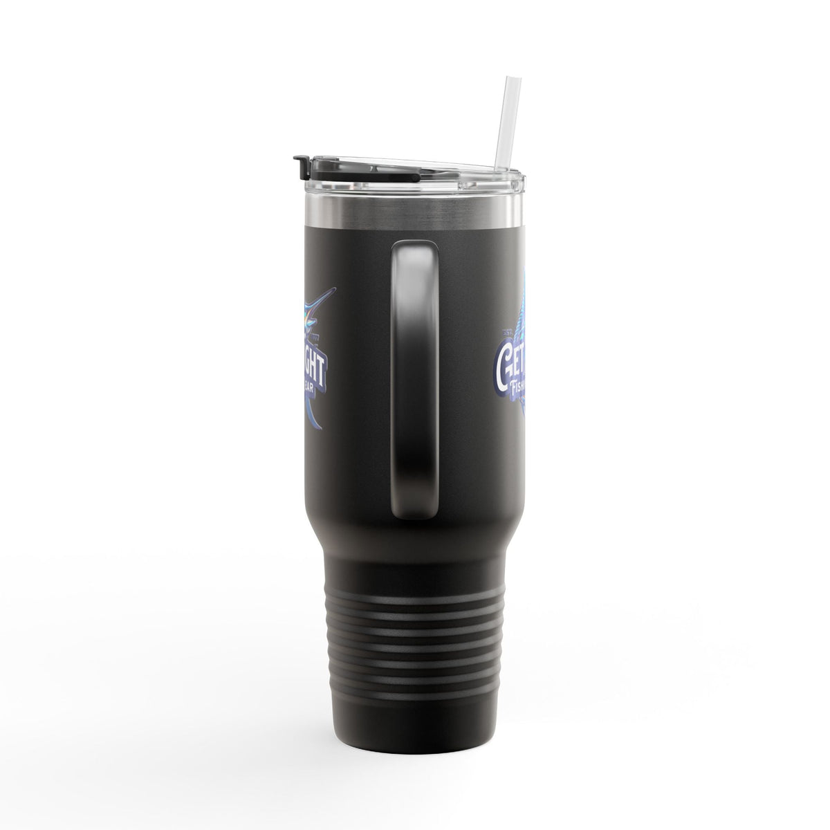 Get Tight Fishing Gear Insulated Travel Mug - 40oz with Straw - Get Tight Gear
