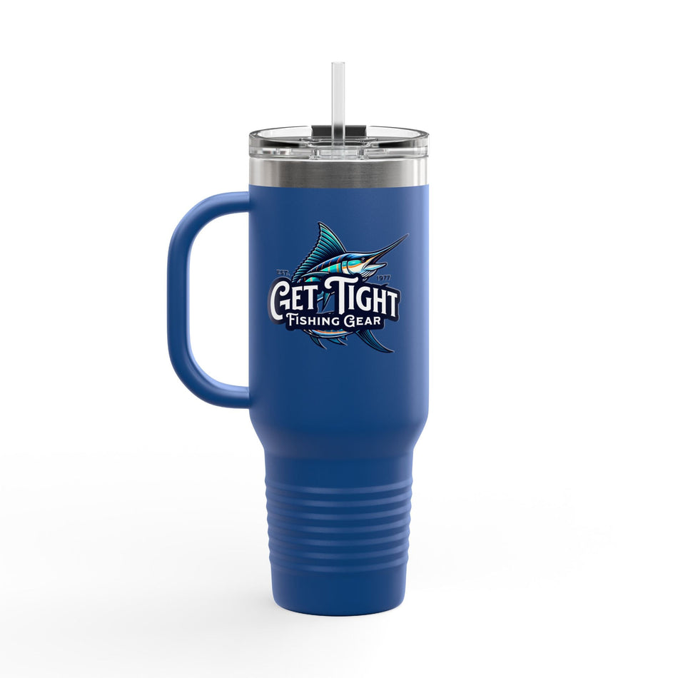 Get Tight Fishing Gear Insulated Travel Mug - 40oz with Straw - Get Tight Gear