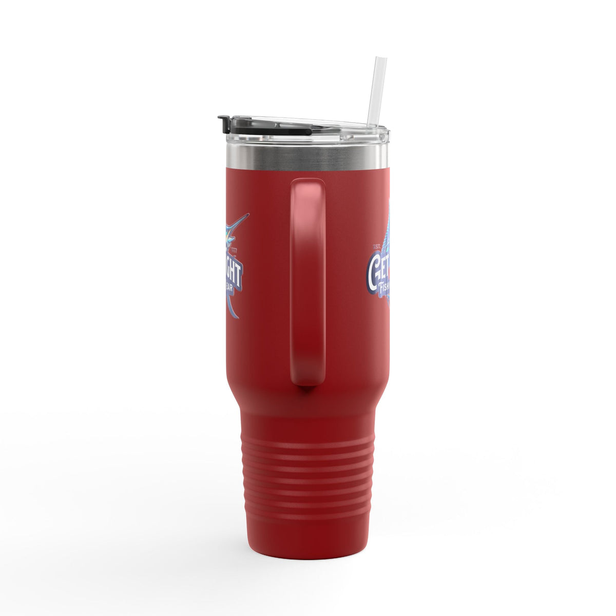 Get Tight Fishing Gear Insulated Travel Mug - 40oz with Straw - Get Tight Gear