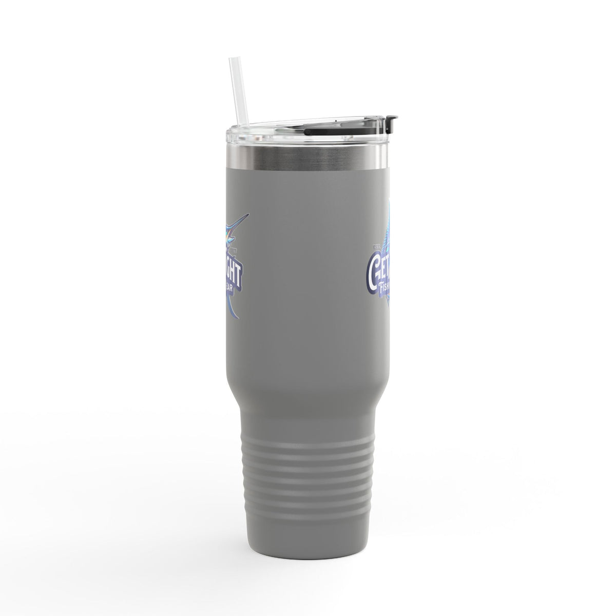 Get Tight Fishing Gear Insulated Travel Mug - 40oz with Straw - Get Tight Gear