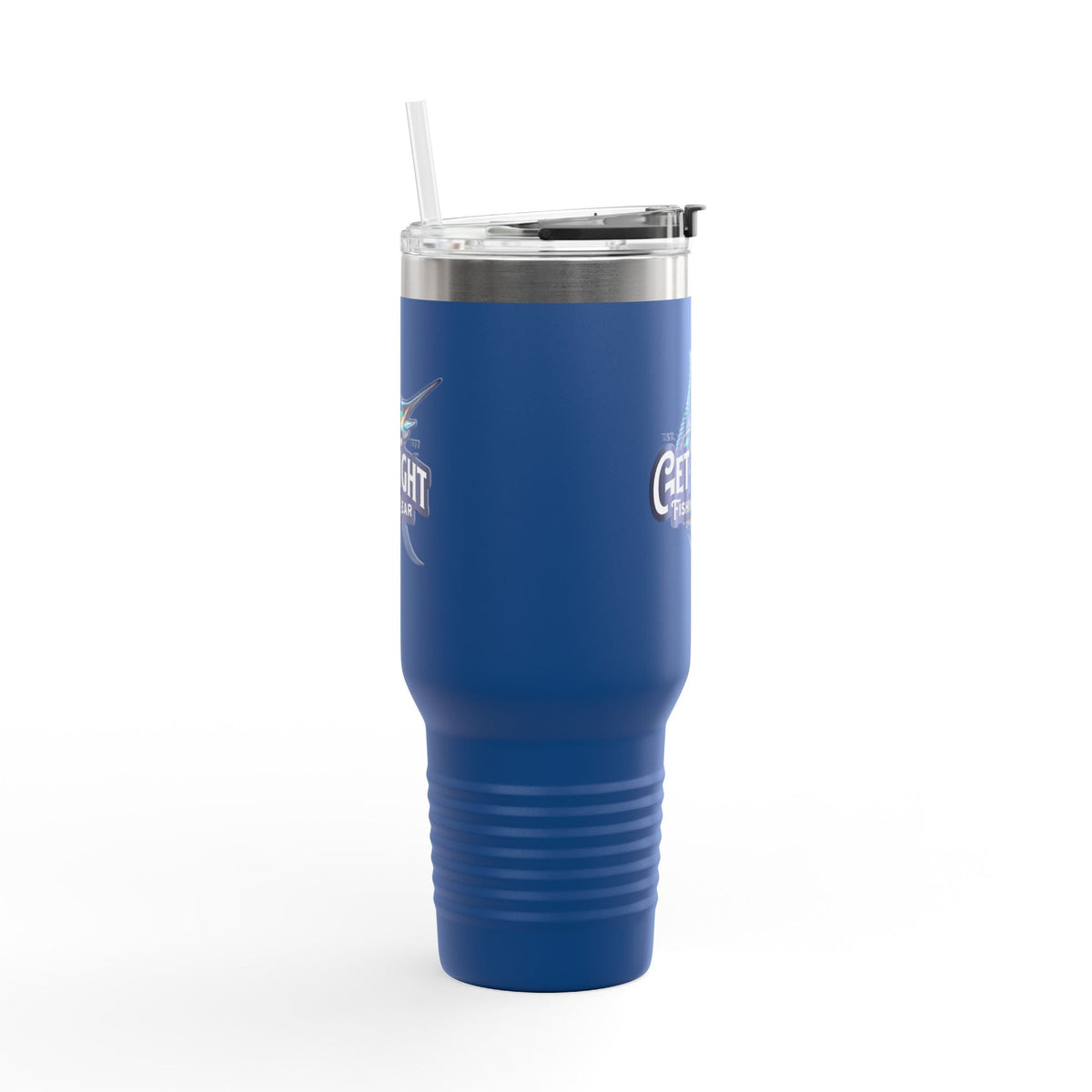 Get Tight Fishing Gear Insulated Travel Mug - 40oz with Straw - Get Tight Gear