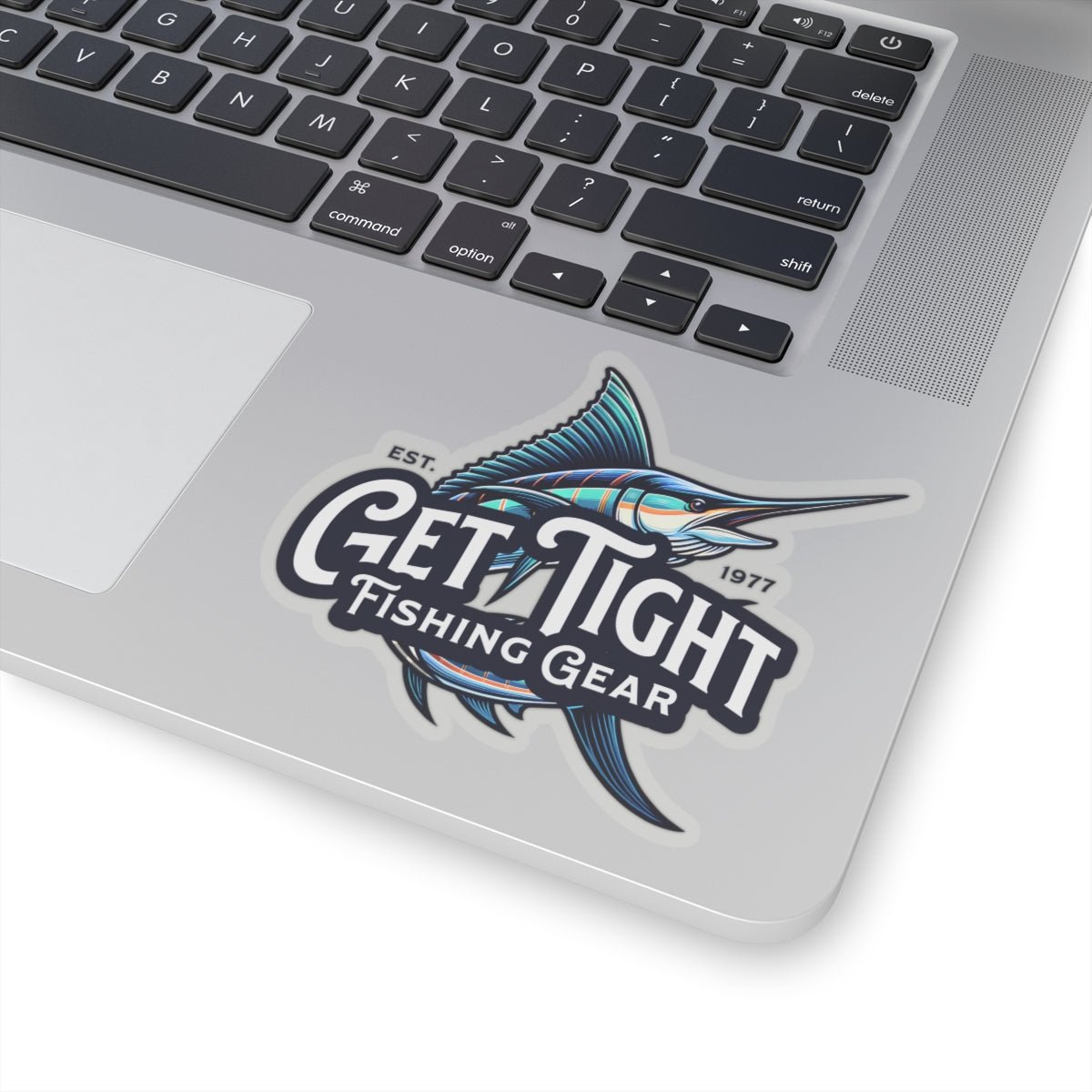 Get Tight Fishing Gear Kiss - Cut Stickers | Perfect for Anglers, Fishing Gear, Laptop Decal, Water Bottle Stickers, Gift for Fisherman - Get Tight Gear