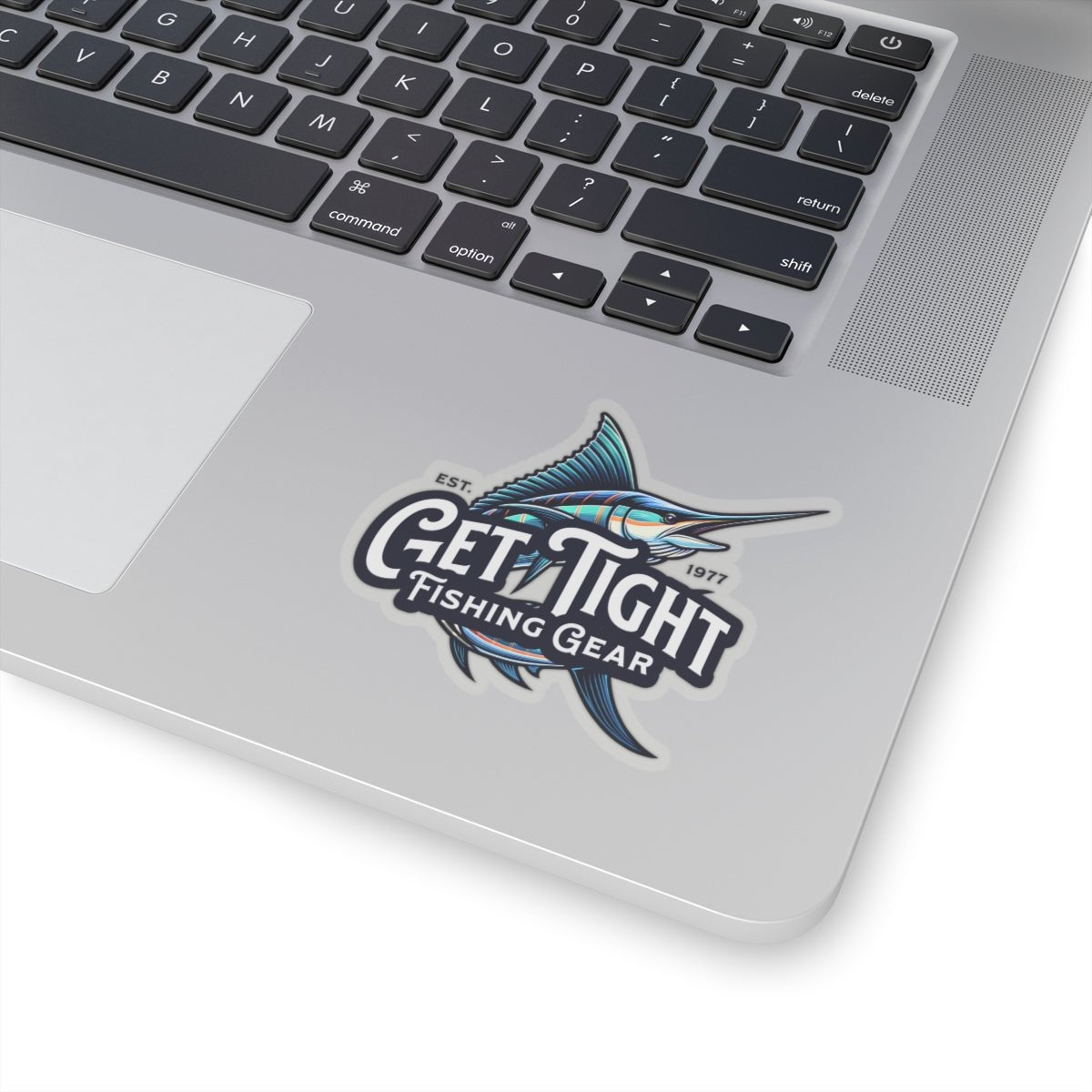 Get Tight Fishing Gear Kiss - Cut Stickers | Perfect for Anglers, Fishing Gear, Laptop Decal, Water Bottle Stickers, Gift for Fisherman - Get Tight Gear