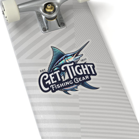 Get Tight Fishing Gear Kiss - Cut Stickers | Perfect for Anglers, Fishing Gear, Laptop Decal, Water Bottle Stickers, Gift for Fisherman - Get Tight Gear