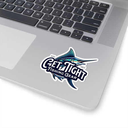 Get Tight Fishing Gear Kiss - Cut Stickers | Perfect for Anglers, Fishing Gear, Laptop Decal, Water Bottle Stickers, Gift for Fisherman - Get Tight Gear
