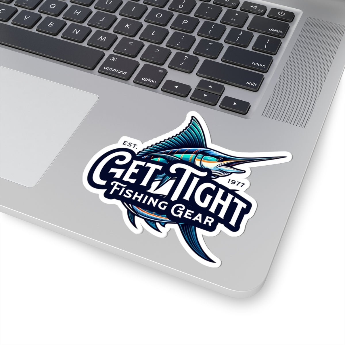 Get Tight Fishing Gear Kiss - Cut Stickers | Perfect for Anglers, Fishing Gear, Laptop Decal, Water Bottle Stickers, Gift for Fisherman - Get Tight Gear