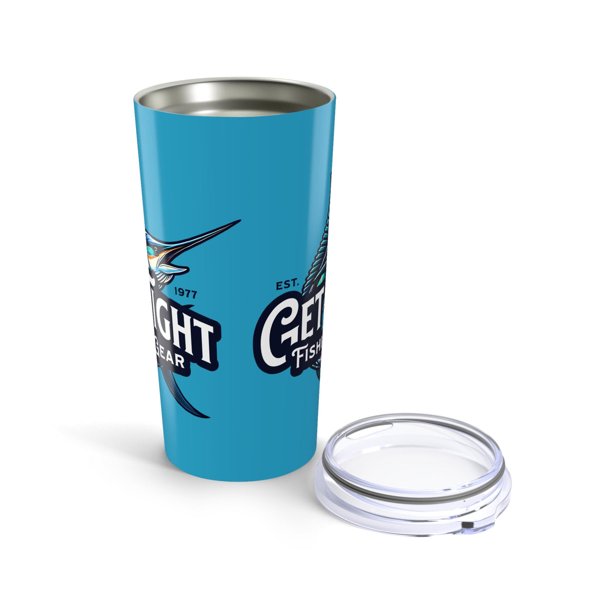 Get Tight Fishing Gear Tumbler 20oz - Perfect for Anglers & Outdoor Enthusiasts - Get Tight Gear