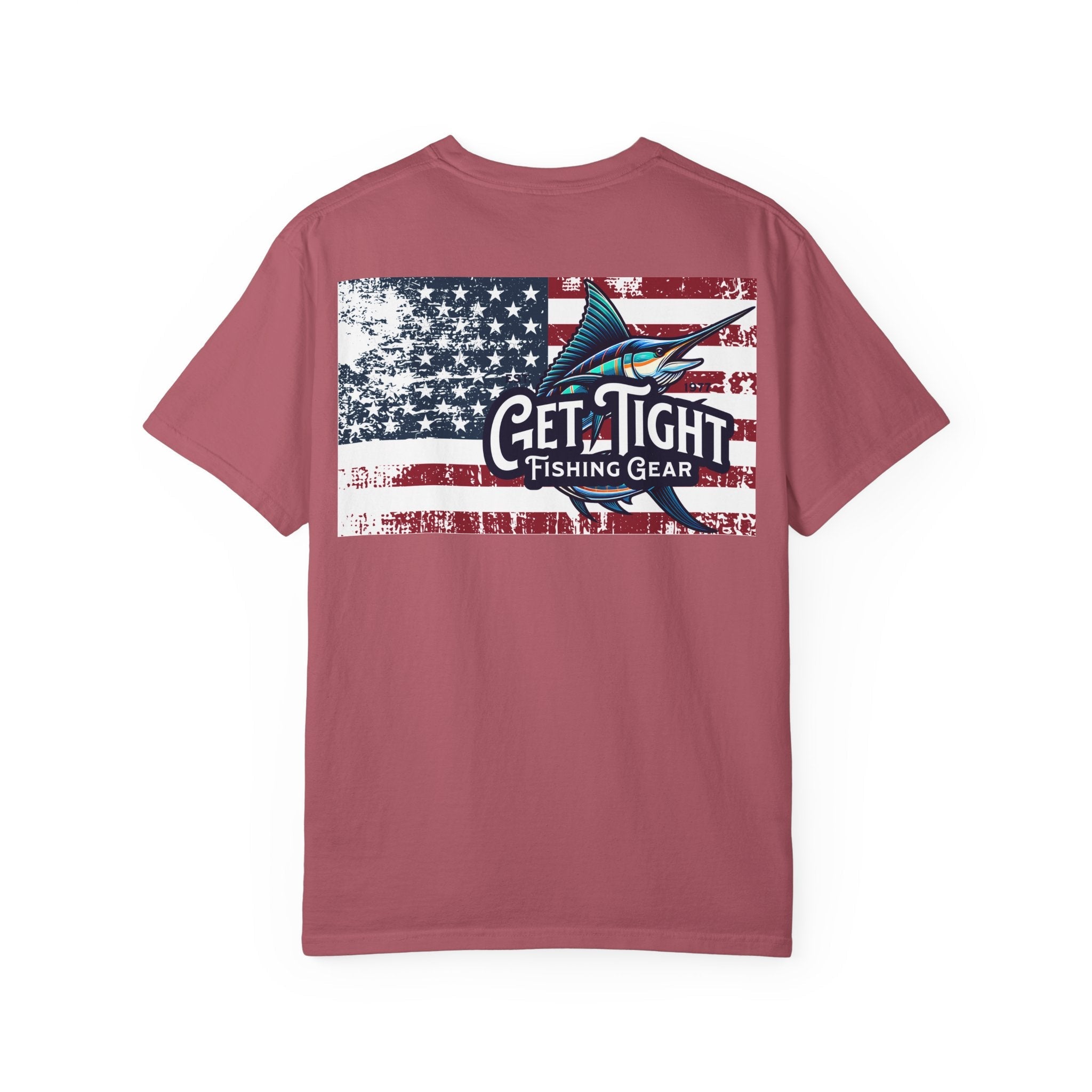 Get Tight Fishing Gear Unisex Garment - Dyed T-Shirt - Perfect for Outdoor Enthusiasts & Fishing Lovers - Get Tight Gear