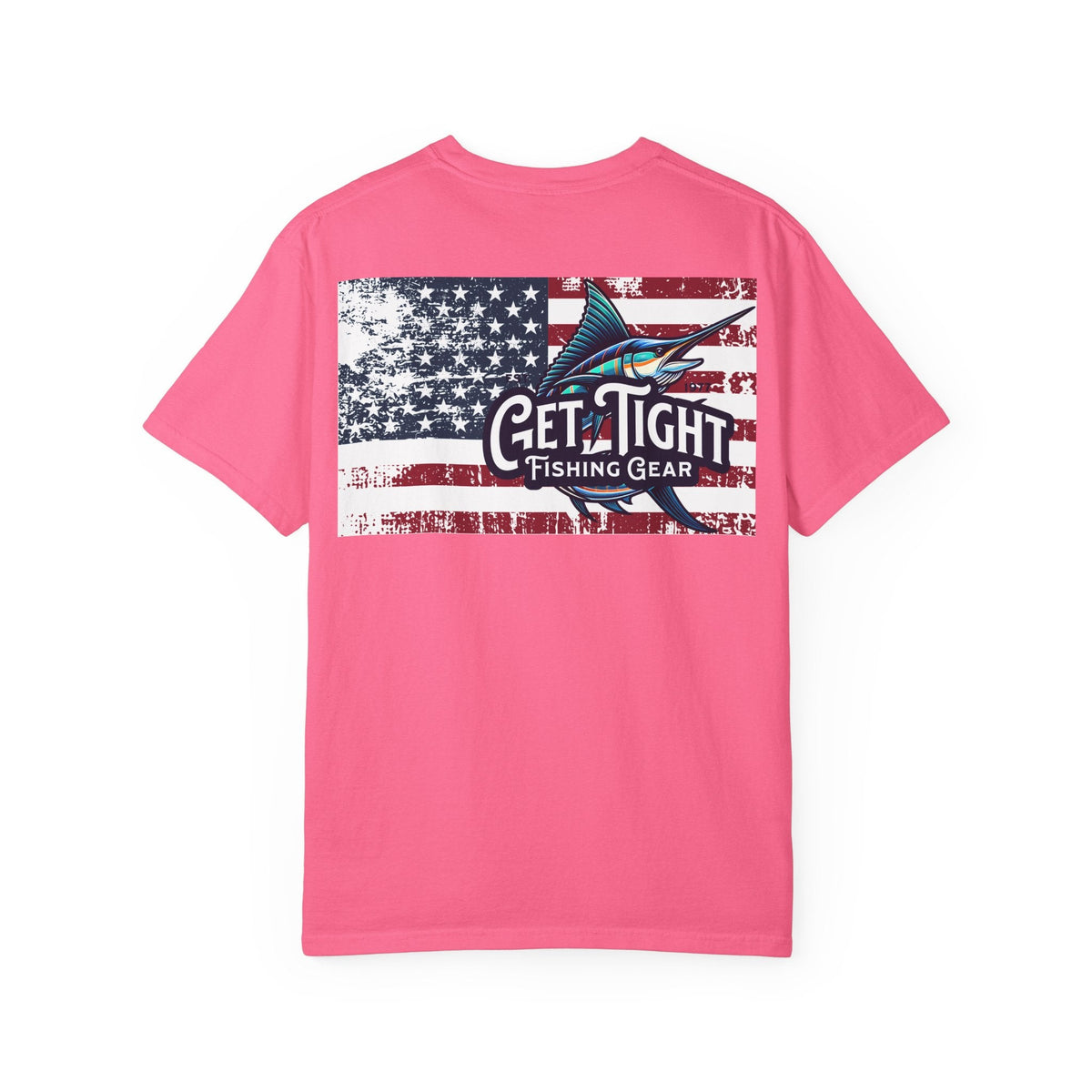 Get Tight Fishing Gear Unisex Garment - Dyed T-Shirt - Perfect for Outdoor Enthusiasts & Fishing Lovers - Get Tight Gear