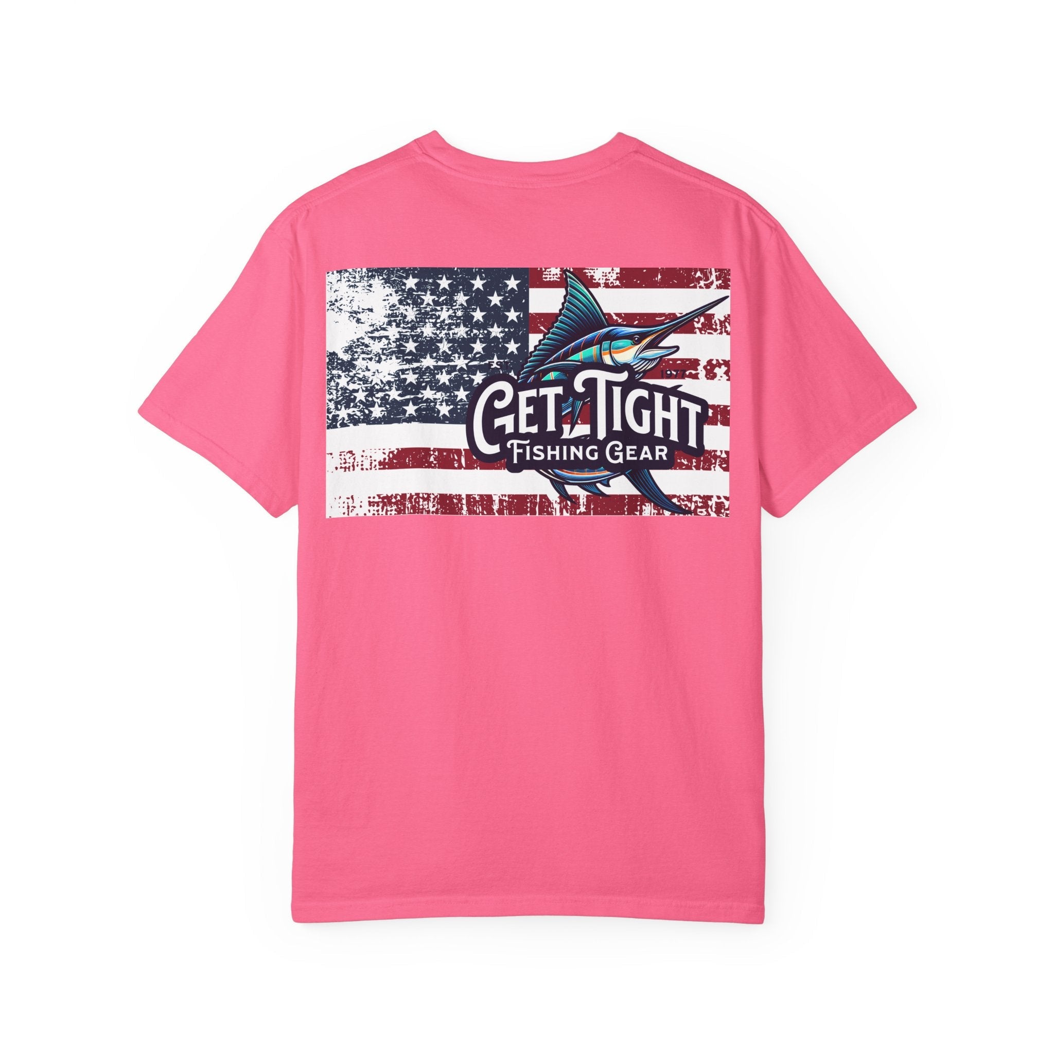 Get Tight Fishing Gear Unisex Garment - Dyed T-Shirt - Perfect for Outdoor Enthusiasts & Fishing Lovers - Get Tight Gear