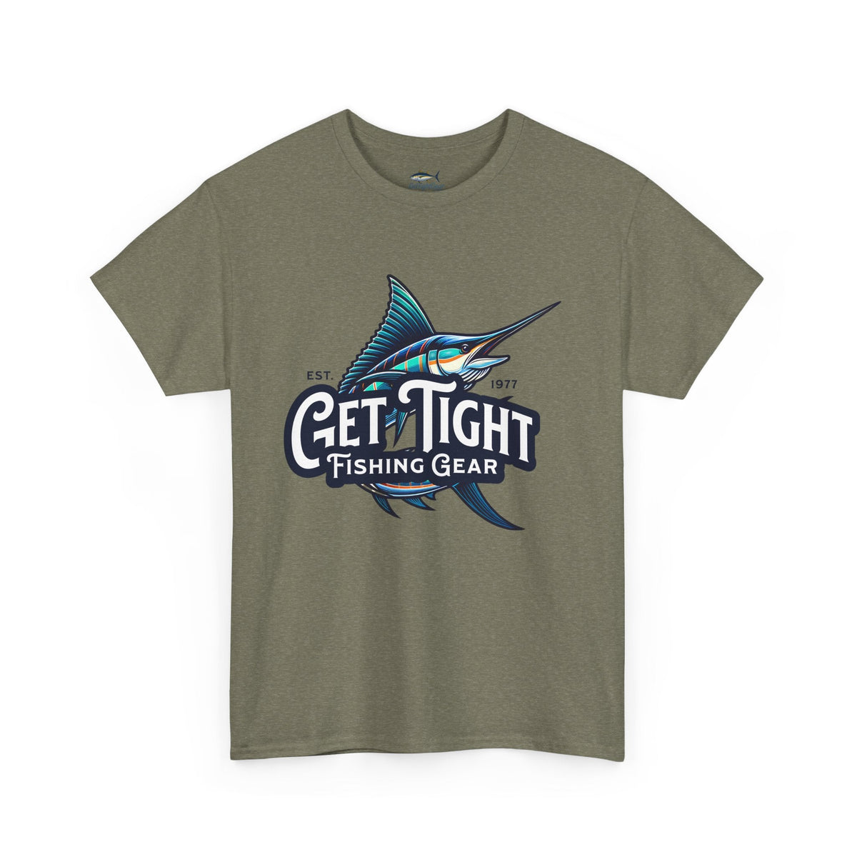 Get Tight Fishing Gear Unisex Heavy Cotton Tee - Perfect for Fishing Enthusiasts - Get Tight Gear
