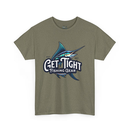 Get Tight Fishing Gear Unisex Heavy Cotton Tee - Perfect for Fishing Enthusiasts - Get Tight Gear