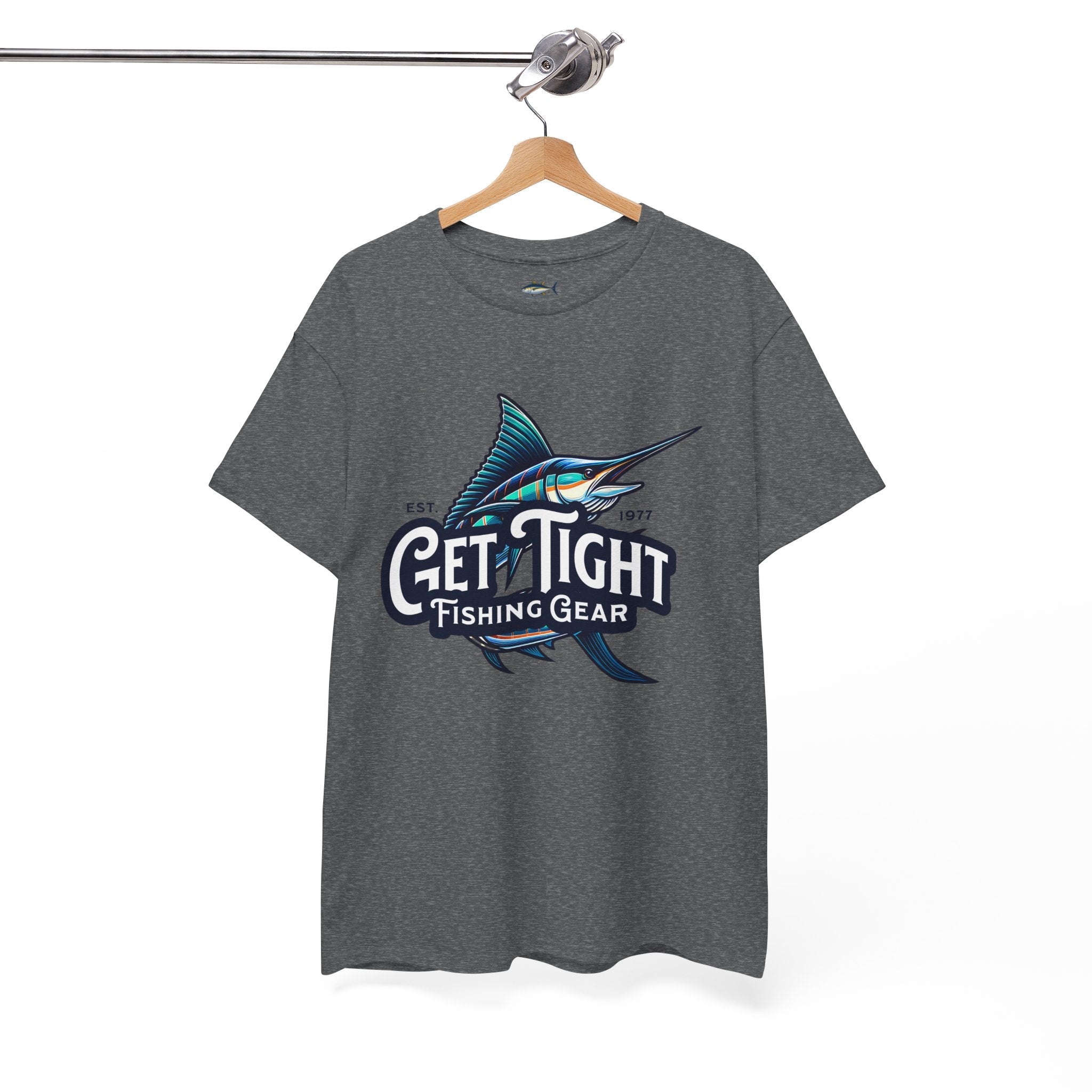Get Tight Fishing Gear Unisex Heavy Cotton Tee - Perfect for Fishing Enthusiasts - Get Tight Gear