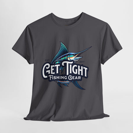 Get Tight Fishing Gear Unisex Heavy Cotton Tee - Perfect for Fishing Enthusiasts - Get Tight Gear