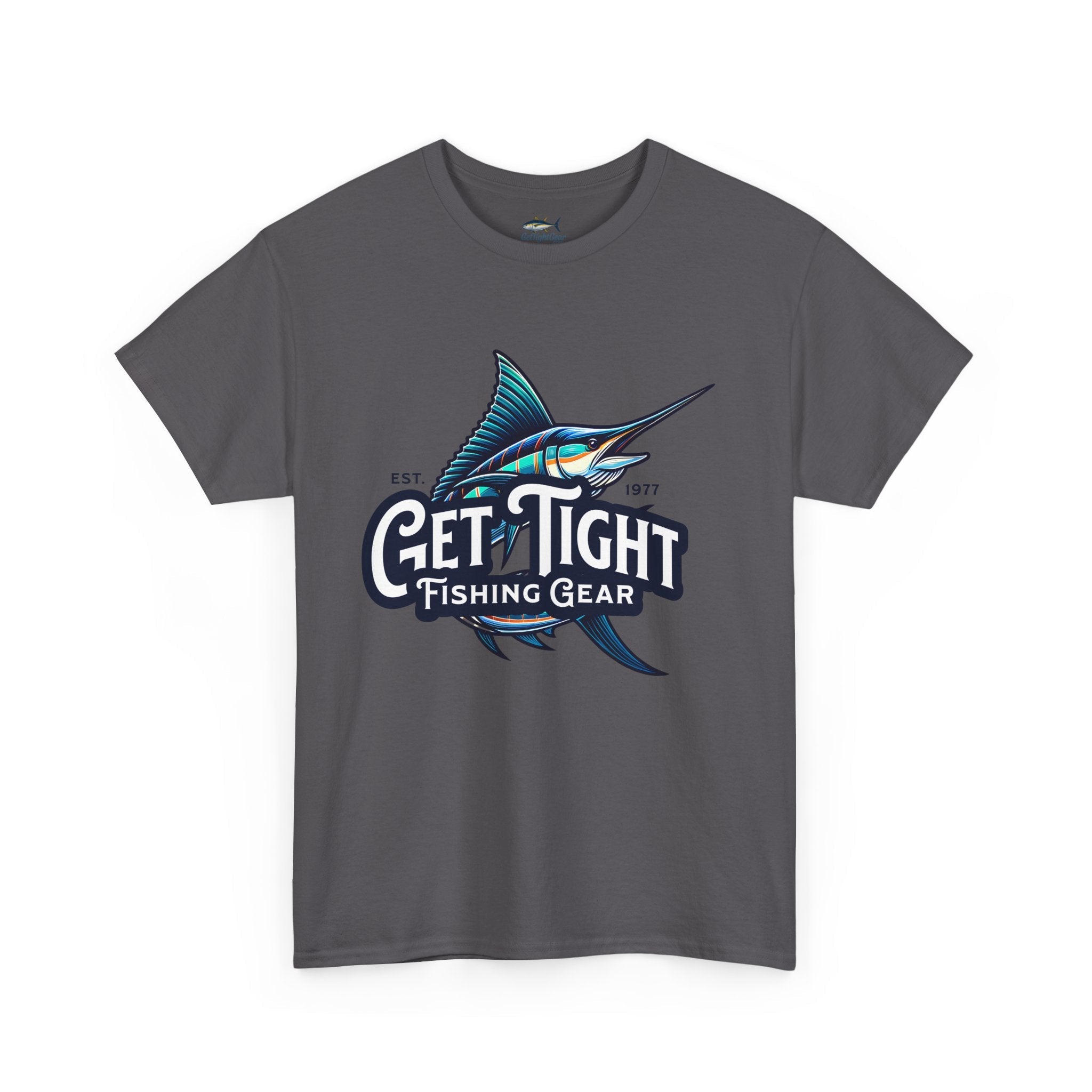 Get Tight Fishing Gear Unisex Heavy Cotton Tee - Perfect for Fishing Enthusiasts - Get Tight Gear