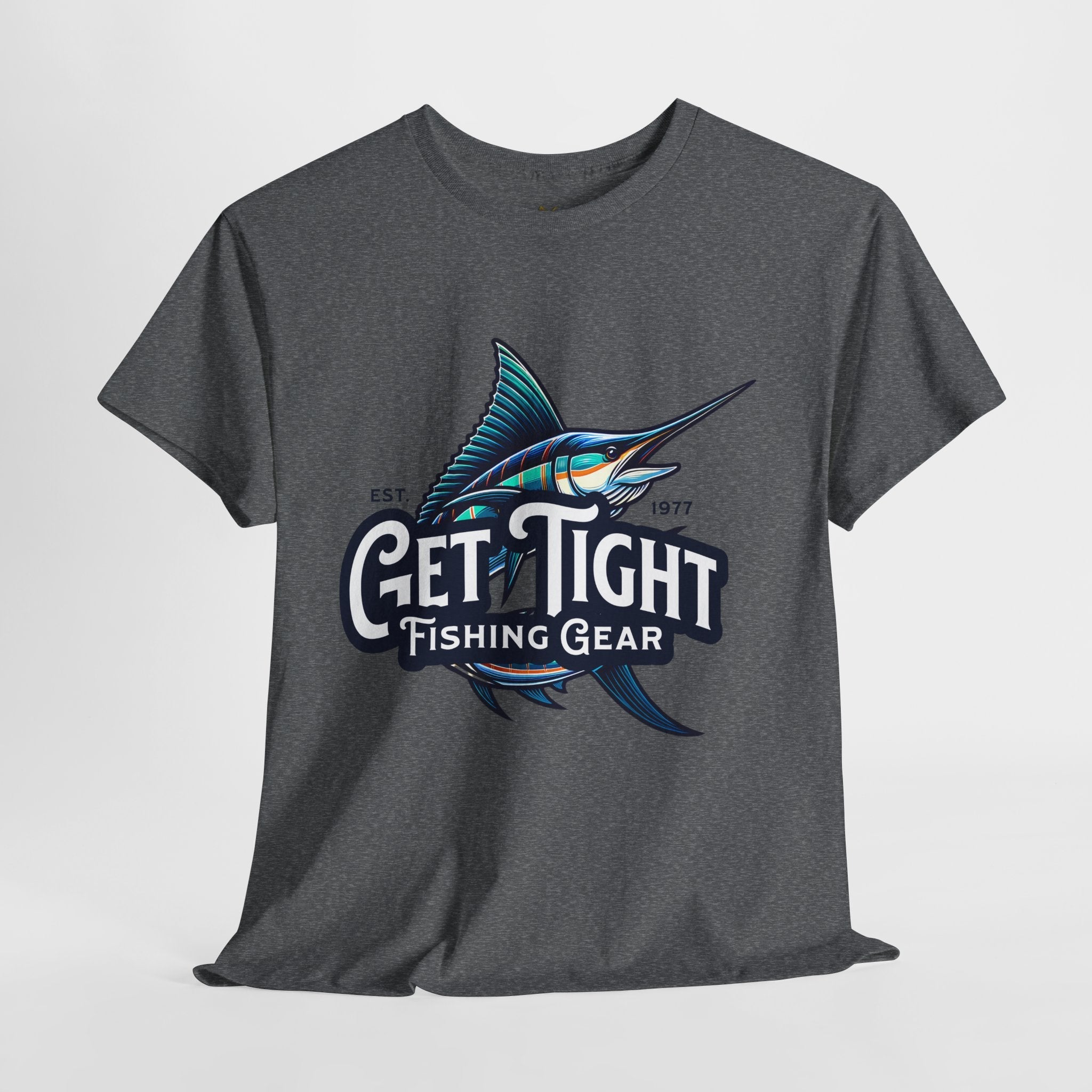 Get Tight Fishing Gear Unisex Heavy Cotton Tee - Perfect for Fishing Enthusiasts - Get Tight Gear