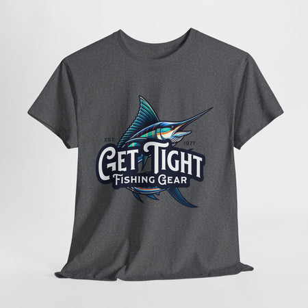 Get Tight Fishing Gear Unisex Heavy Cotton Tee - Perfect for Fishing Enthusiasts - Get Tight Gear