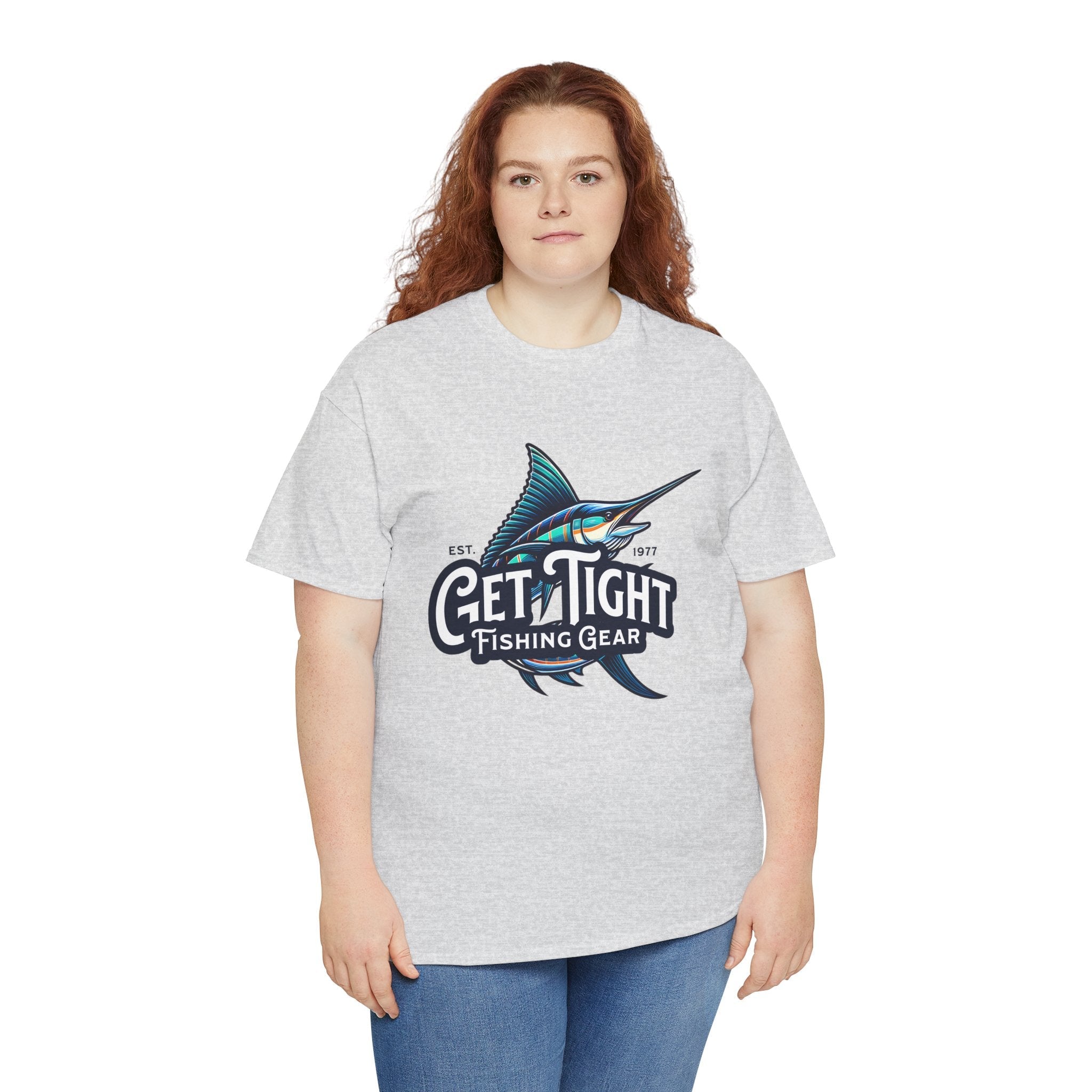 Get Tight Fishing Gear Unisex Heavy Cotton Tee - Perfect for Fishing Enthusiasts - Get Tight Gear