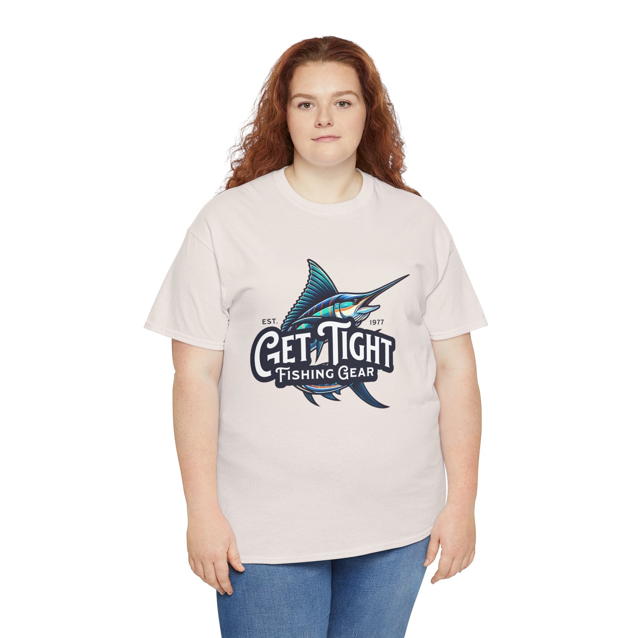 Get Tight Fishing Gear Unisex Heavy Cotton Tee - Perfect for Fishing Enthusiasts - Get Tight Gear