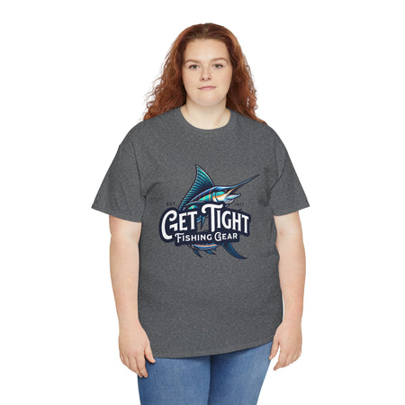 Get Tight Fishing Gear Unisex Heavy Cotton Tee - Perfect for Fishing Enthusiasts - Get Tight Gear