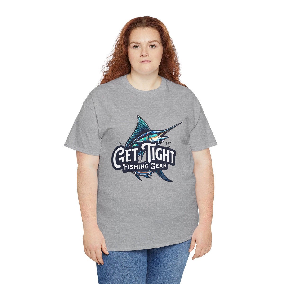 Get Tight Fishing Gear Unisex Heavy Cotton Tee - Perfect for Fishing Enthusiasts - Get Tight Gear