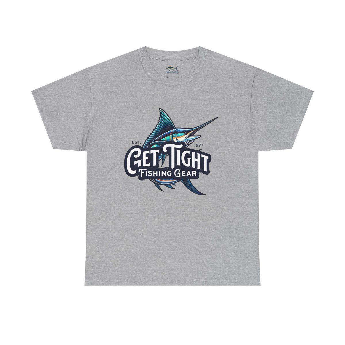 Get Tight Fishing Gear Unisex Heavy Cotton Tee - Perfect for Fishing Enthusiasts - Get Tight Gear