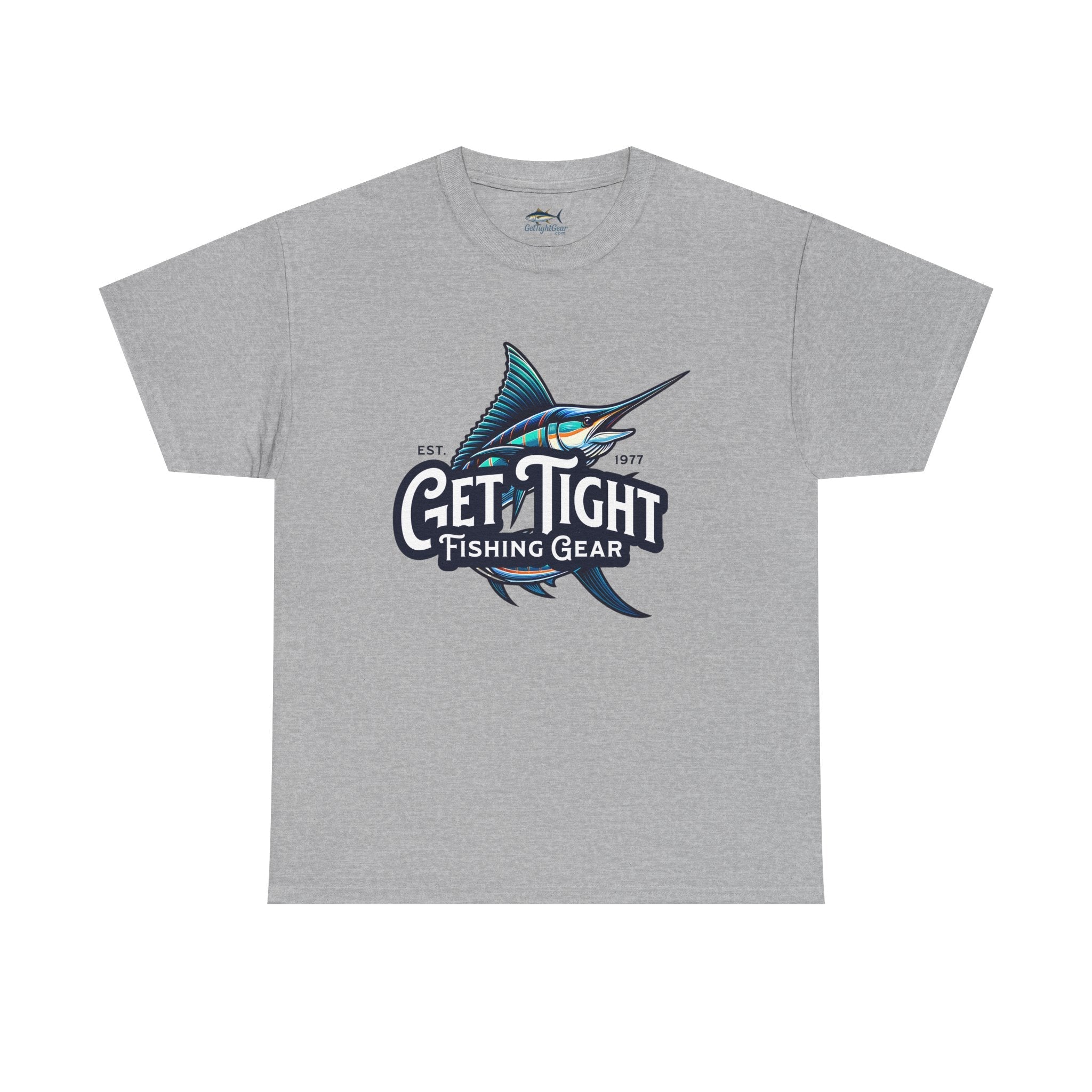 Get Tight Fishing Gear Unisex Heavy Cotton Tee - Perfect for Fishing Enthusiasts - Get Tight Gear