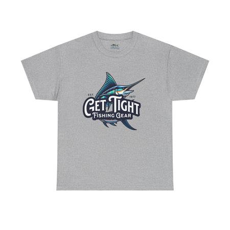 Get Tight Fishing Gear Unisex Heavy Cotton Tee - Perfect for Fishing Enthusiasts - Get Tight Gear