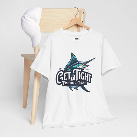 Get Tight Fishing Gear Unisex Heavy Cotton Tee - Perfect for Fishing Enthusiasts - Get Tight Gear