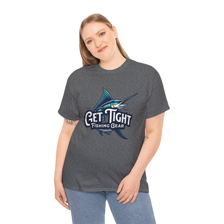 Get Tight Fishing Gear Unisex Heavy Cotton Tee - Perfect for Fishing Enthusiasts - Get Tight Gear
