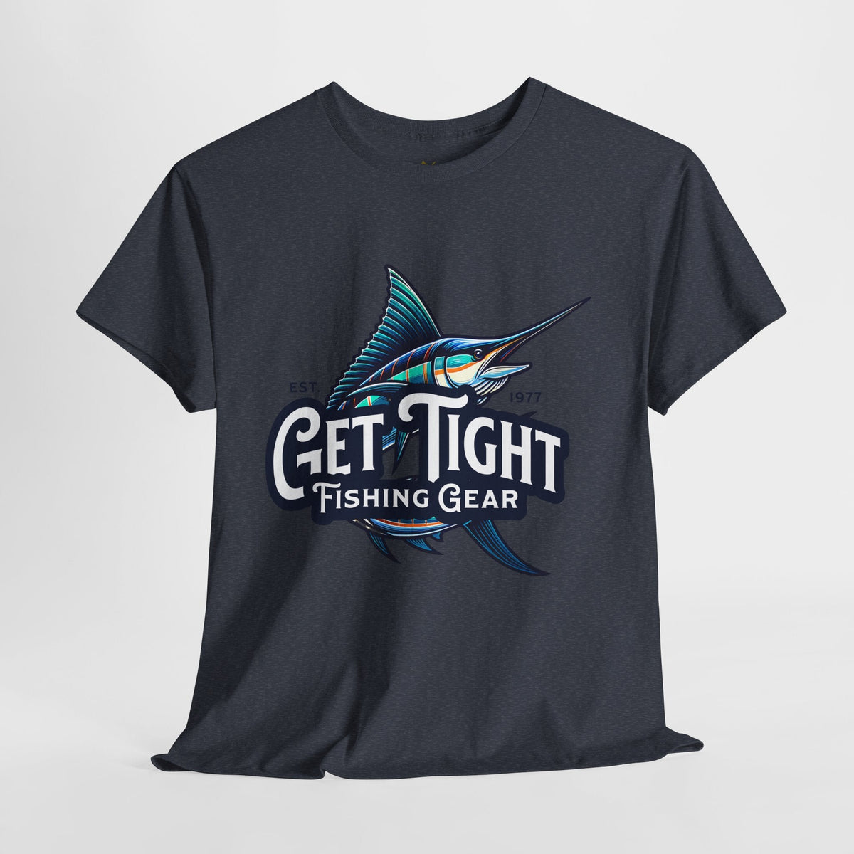 Get Tight Fishing Gear Unisex Heavy Cotton Tee - Perfect for Fishing Enthusiasts - Get Tight Gear