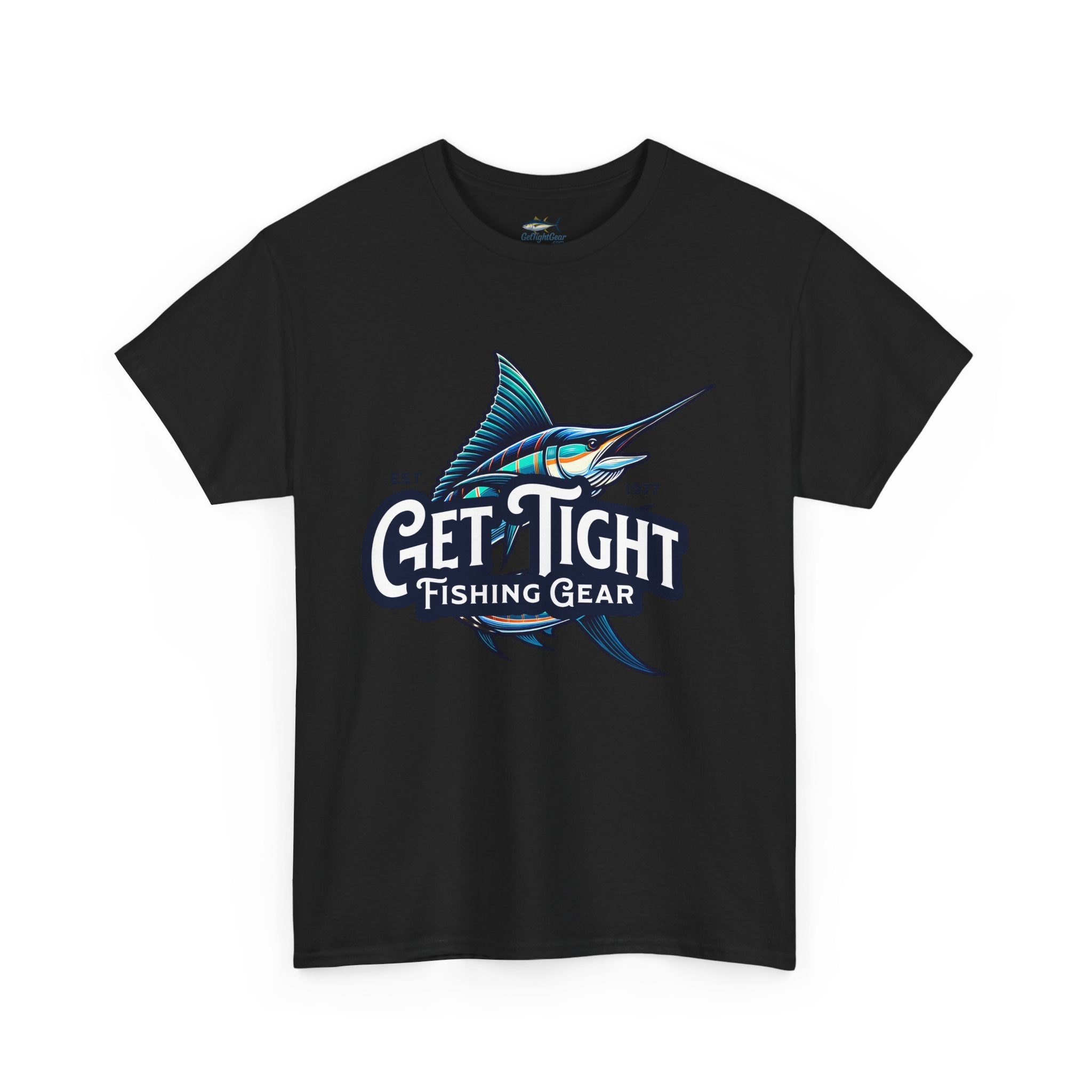 Get Tight Fishing Gear Unisex Heavy Cotton Tee - Perfect for Fishing Enthusiasts - Get Tight Gear