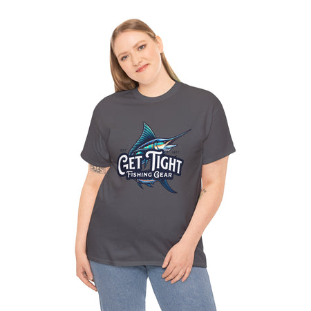 Get Tight Fishing Gear Unisex Heavy Cotton Tee - Perfect for Fishing Enthusiasts - Get Tight Gear