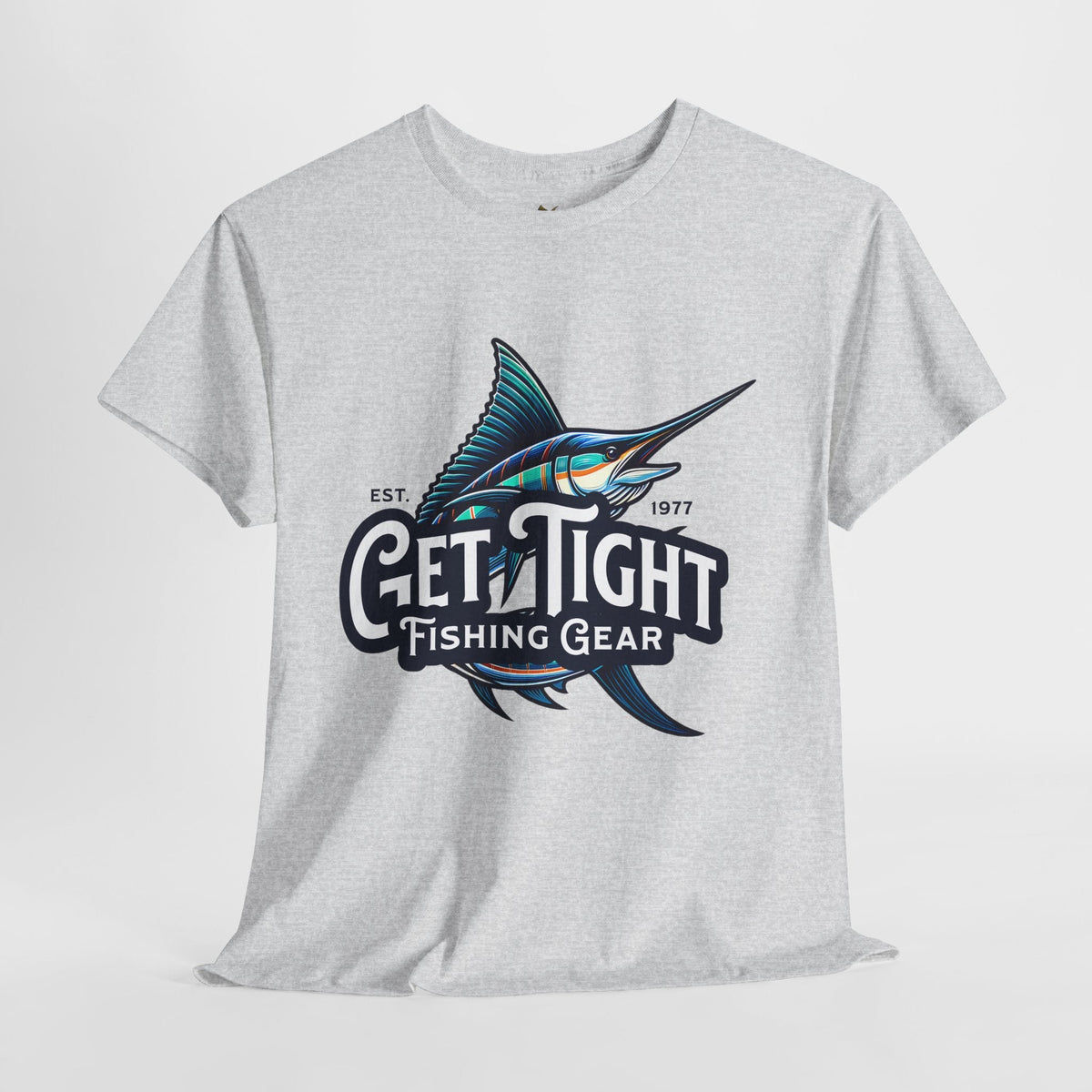Get Tight Fishing Gear Unisex Heavy Cotton Tee - Perfect for Fishing Enthusiasts - Get Tight Gear