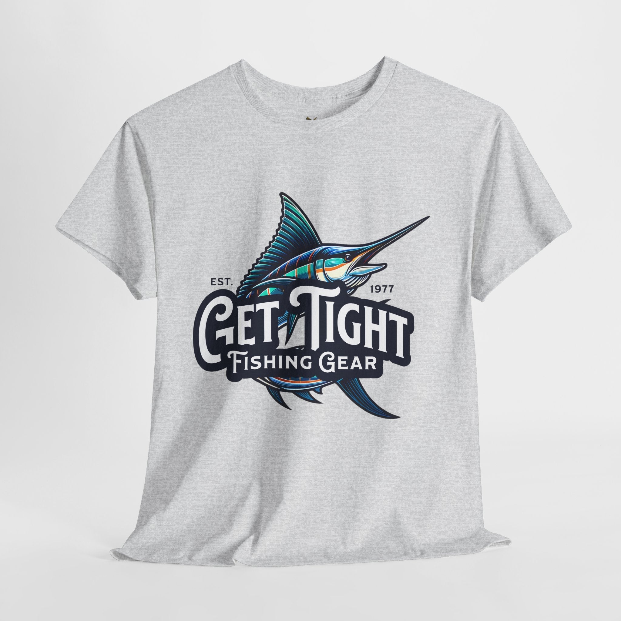 Get Tight Fishing Gear Unisex Heavy Cotton Tee - Perfect for Fishing Enthusiasts - Get Tight Gear