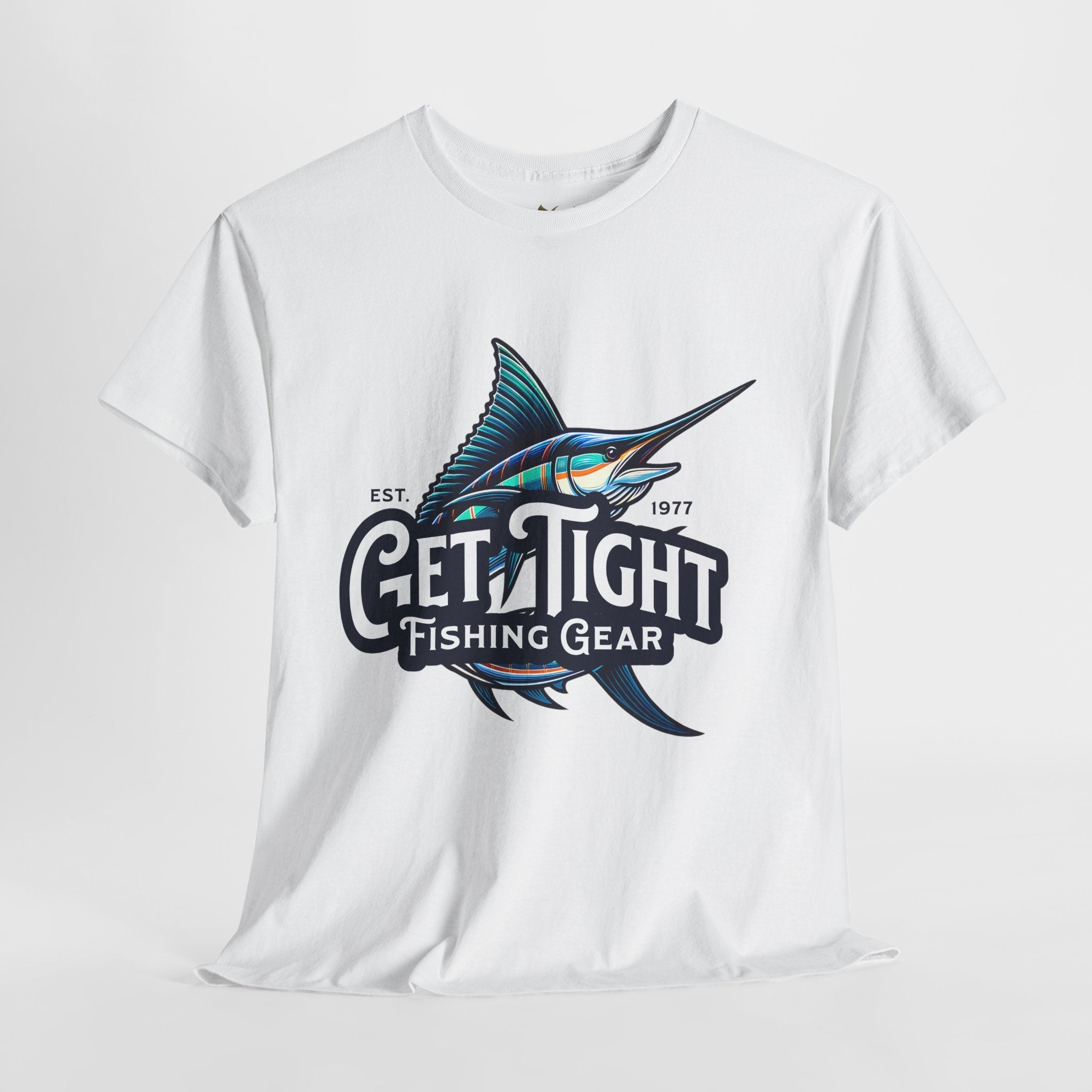 Get Tight Fishing Gear Unisex Heavy Cotton Tee - Perfect for Fishing Enthusiasts - Get Tight Gear
