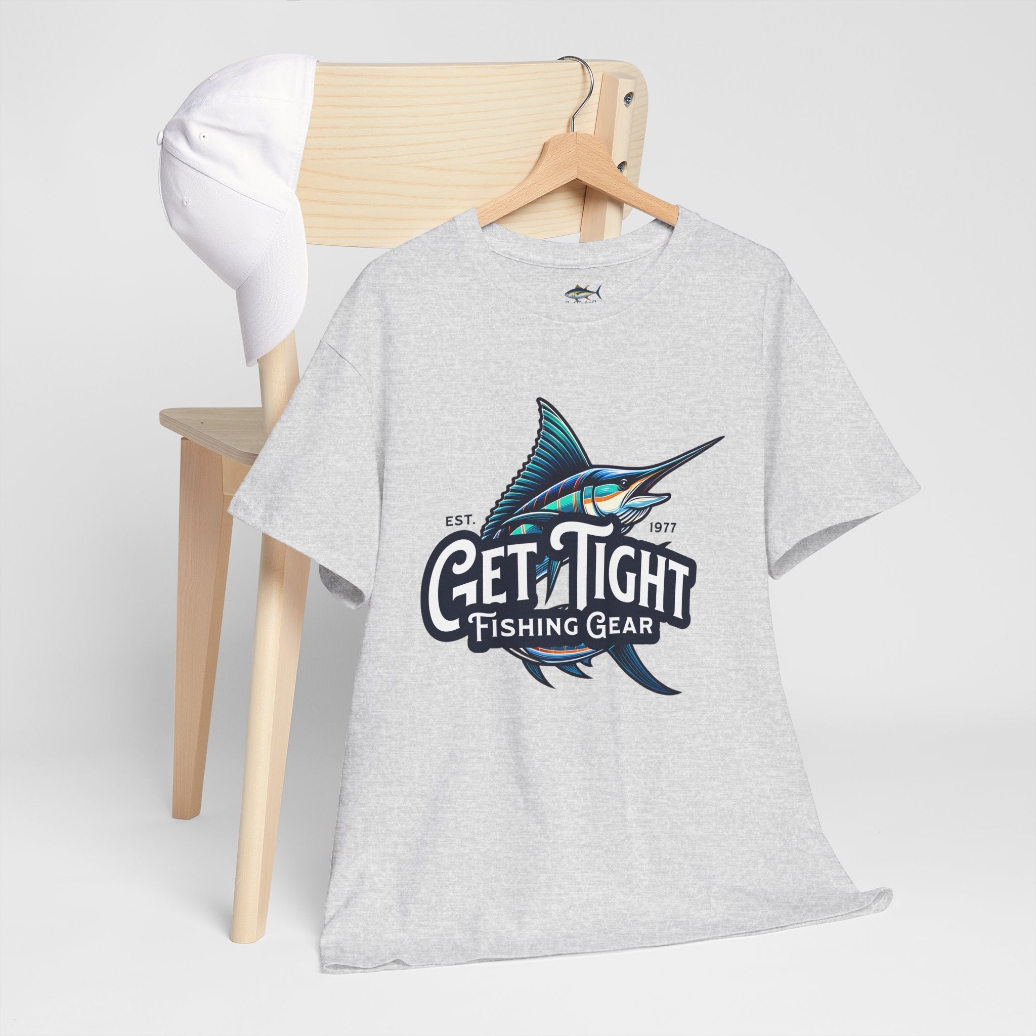 Get Tight Fishing Gear Unisex Heavy Cotton Tee - Perfect for Fishing Enthusiasts - Get Tight Gear