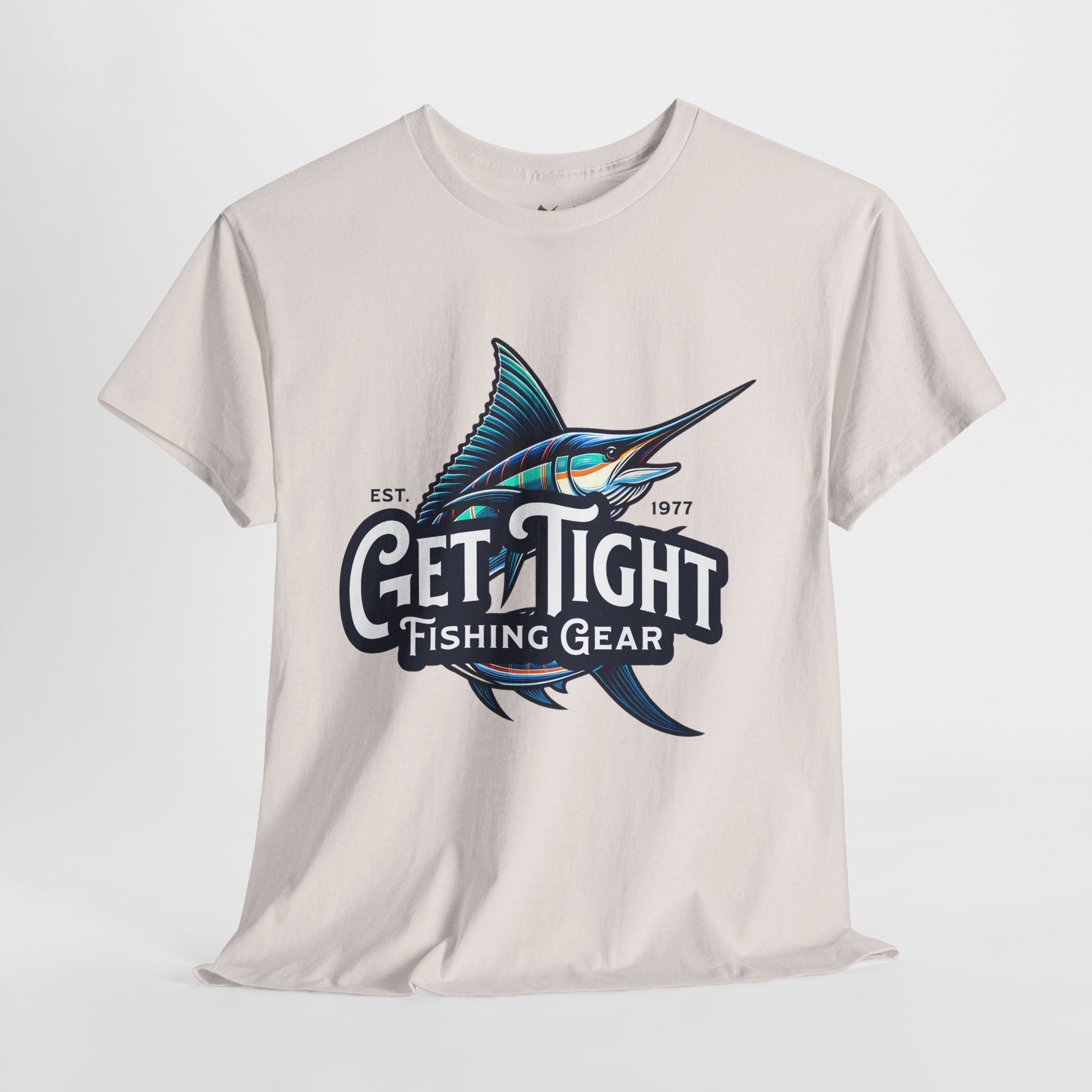 Get Tight Fishing Gear Unisex Heavy Cotton Tee - Perfect for Fishing Enthusiasts - Get Tight Gear