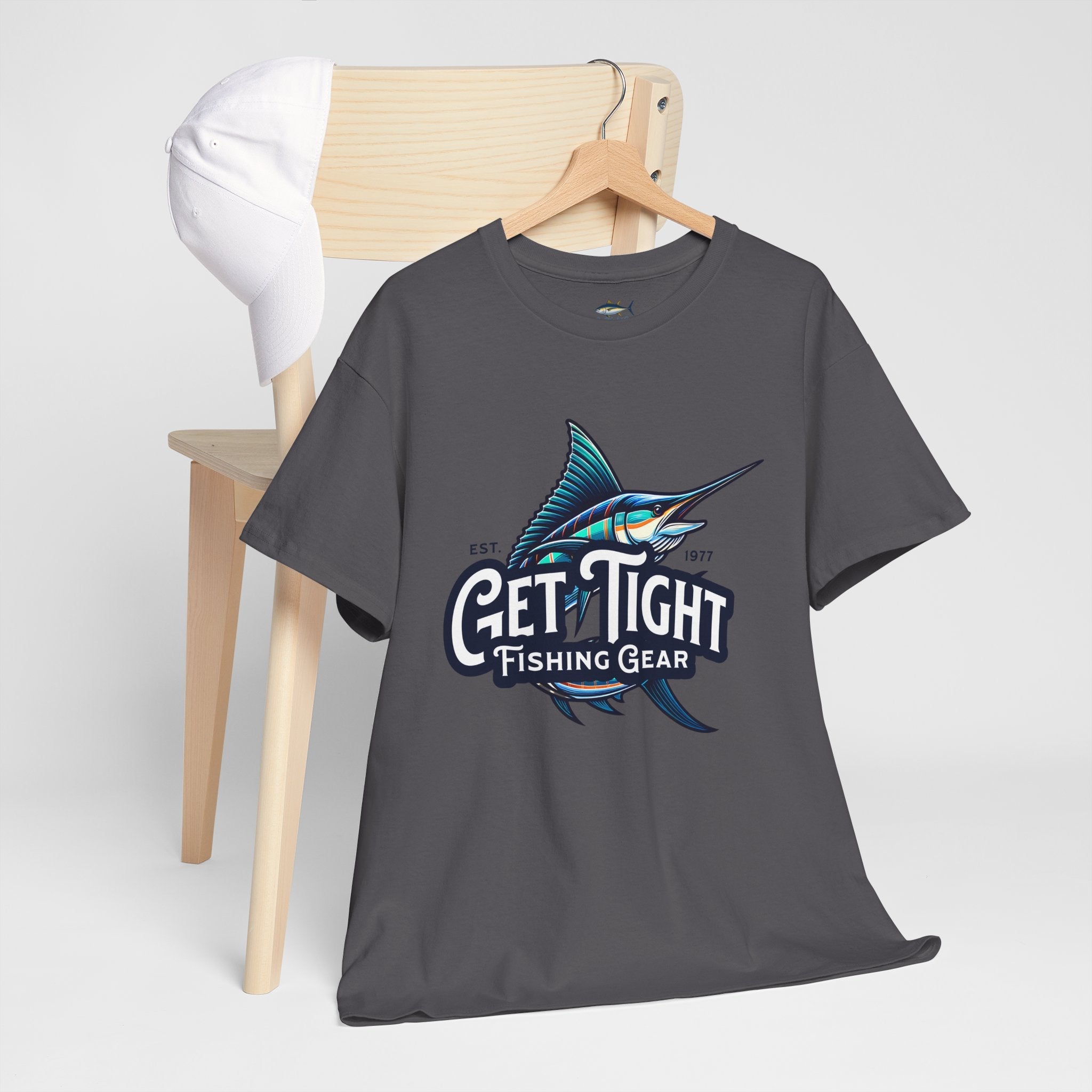 Get Tight Fishing Gear Unisex Heavy Cotton Tee - Perfect for Fishing Enthusiasts - Get Tight Gear