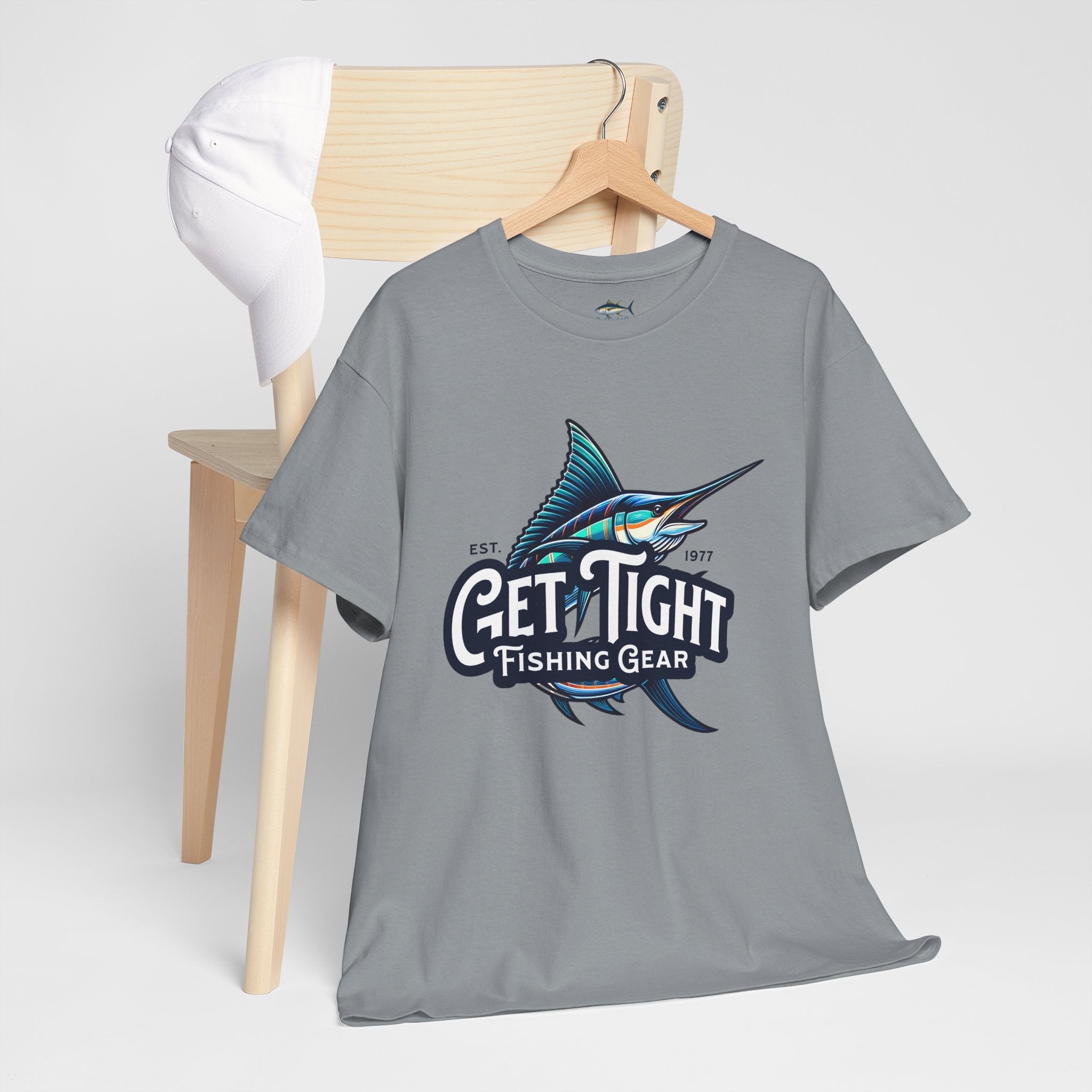 Get Tight Fishing Gear Unisex Heavy Cotton Tee - Perfect for Fishing Enthusiasts - Get Tight Gear