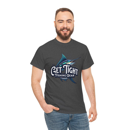 Get Tight Fishing Gear Unisex Heavy Cotton Tee - Perfect for Fishing Enthusiasts - Get Tight Gear