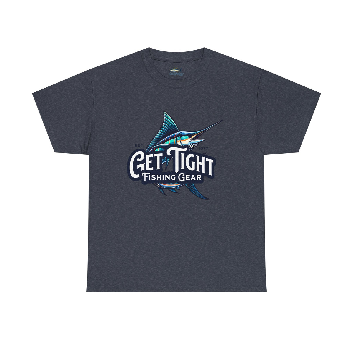 Get Tight Fishing Gear Unisex Heavy Cotton Tee - Perfect for Fishing Enthusiasts - Get Tight Gear
