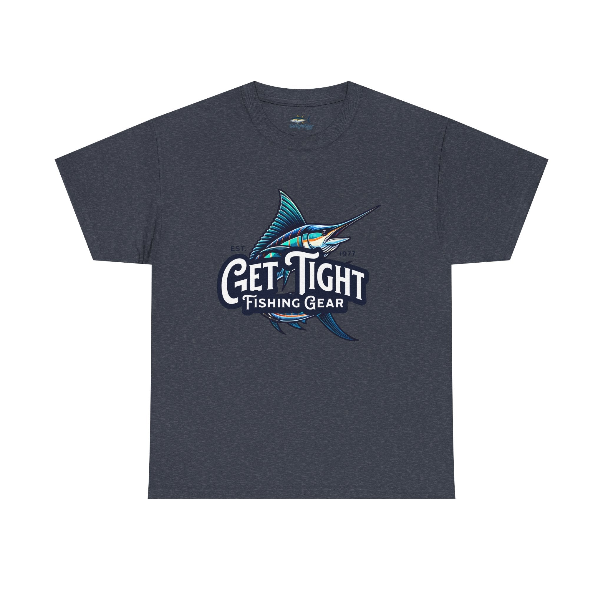 Get Tight Fishing Gear Unisex Heavy Cotton Tee - Perfect for Fishing Enthusiasts - Get Tight Gear