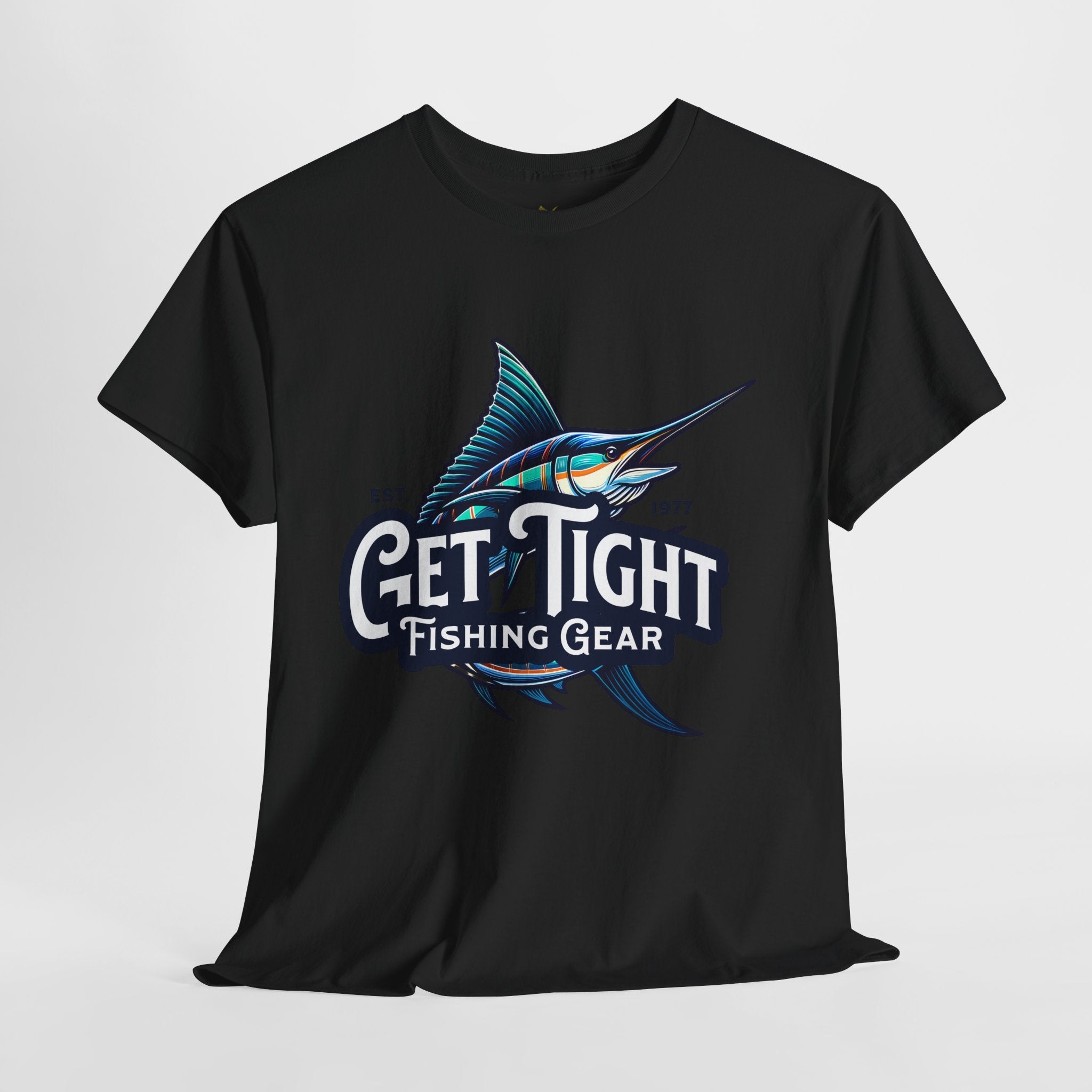 Get Tight Fishing Gear Unisex Heavy Cotton Tee - Perfect for Fishing Enthusiasts - Get Tight Gear