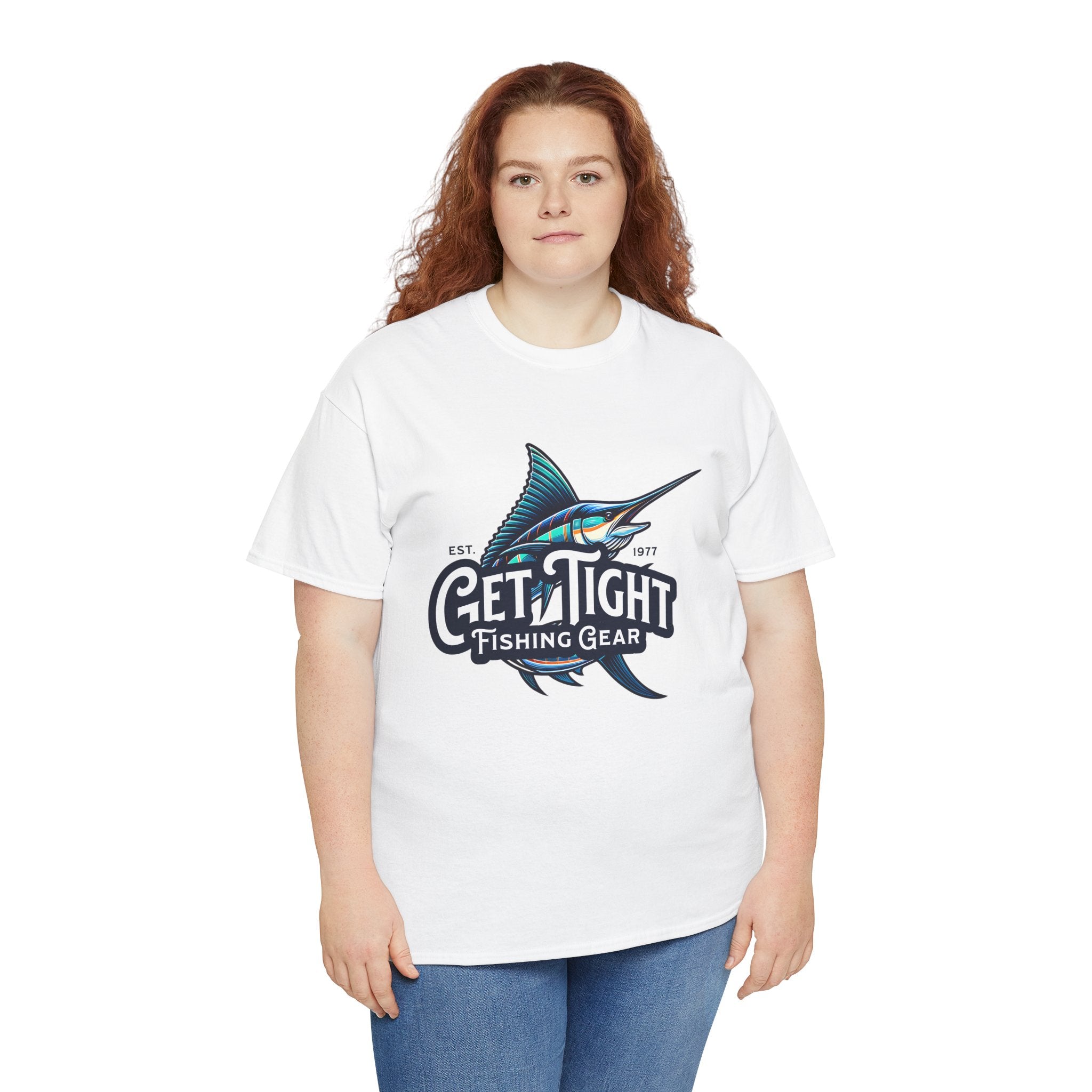 Get Tight Fishing Gear Unisex Heavy Cotton Tee - Perfect for Fishing Enthusiasts - Get Tight Gear
