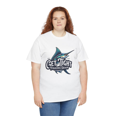 Get Tight Fishing Gear Unisex Heavy Cotton Tee - Perfect for Fishing Enthusiasts - Get Tight Gear