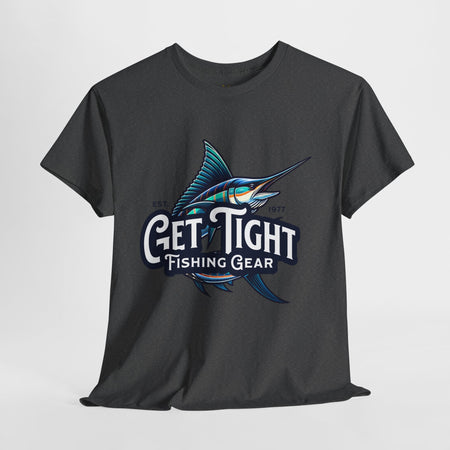 Get Tight Fishing Gear Unisex Heavy Cotton Tee - Perfect for Fishing Enthusiasts - Get Tight Gear
