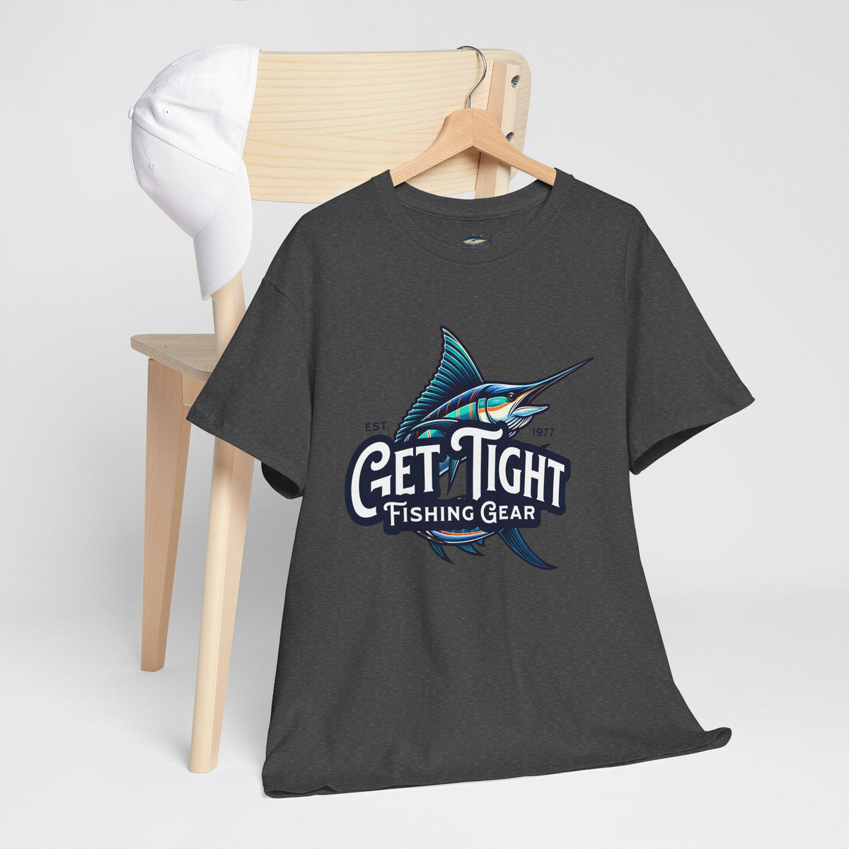 Get Tight Fishing Gear Unisex Heavy Cotton Tee - Perfect for Fishing Enthusiasts - Get Tight Gear