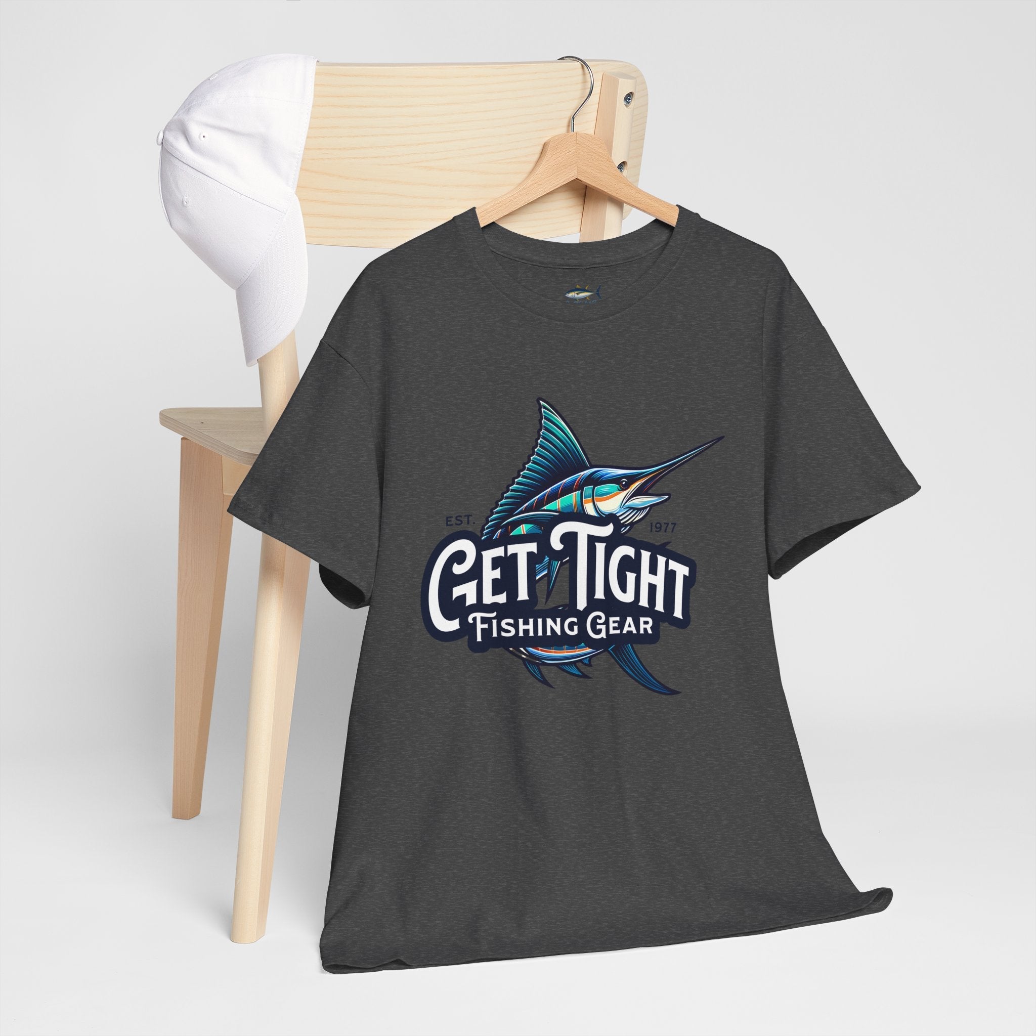 Get Tight Fishing Gear Unisex Heavy Cotton Tee - Perfect for Fishing Enthusiasts - Get Tight Gear
